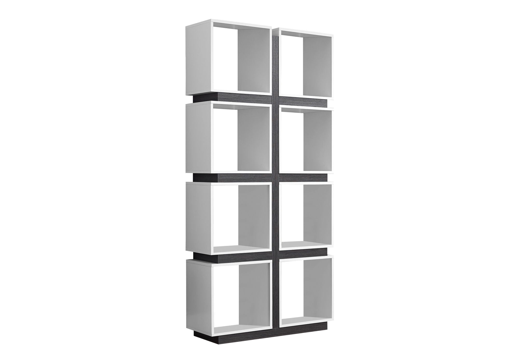 Bookshelf, Bookcase, Etagere, 5 Tier, For Office, Contemporary &amp; Modern - White