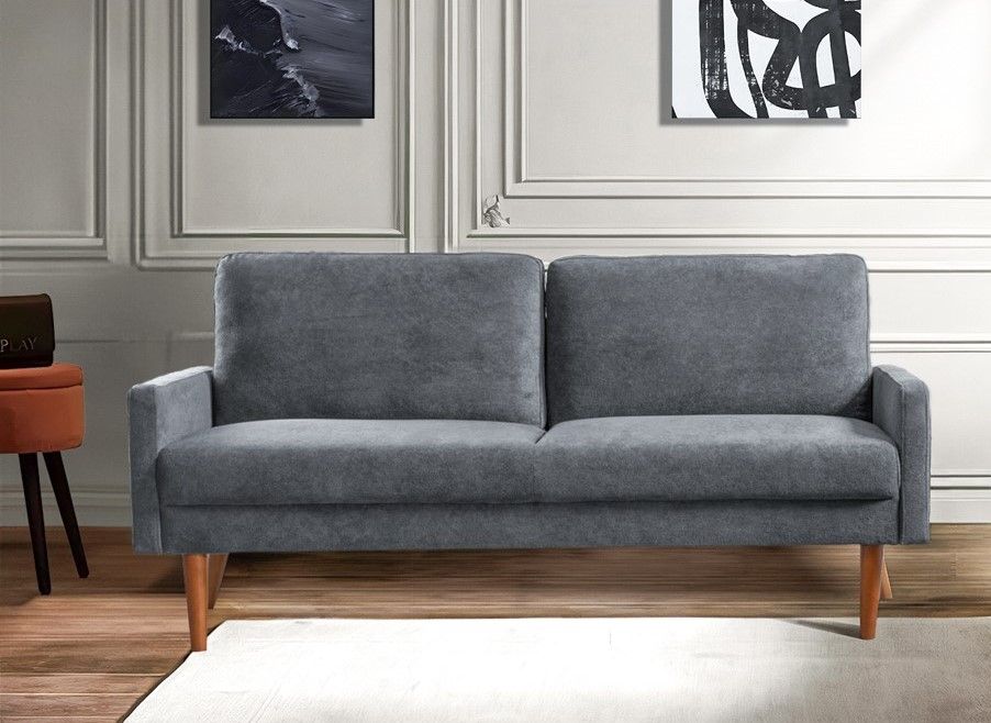 Sofa, European Style With Sleek Design, Modern &amp; Vintage Flair, Upholstered 3 Seater Couch