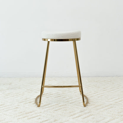 Jane - 26&quot; Mid-Century Modern Luxury Upholstered Stool