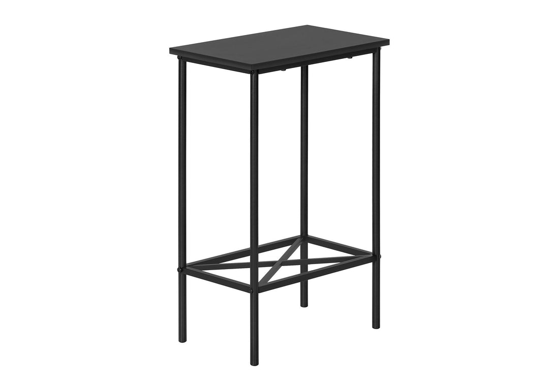 Accent Side Table, Narrow, Small, 2 Tier, Contemporary &amp; Modern