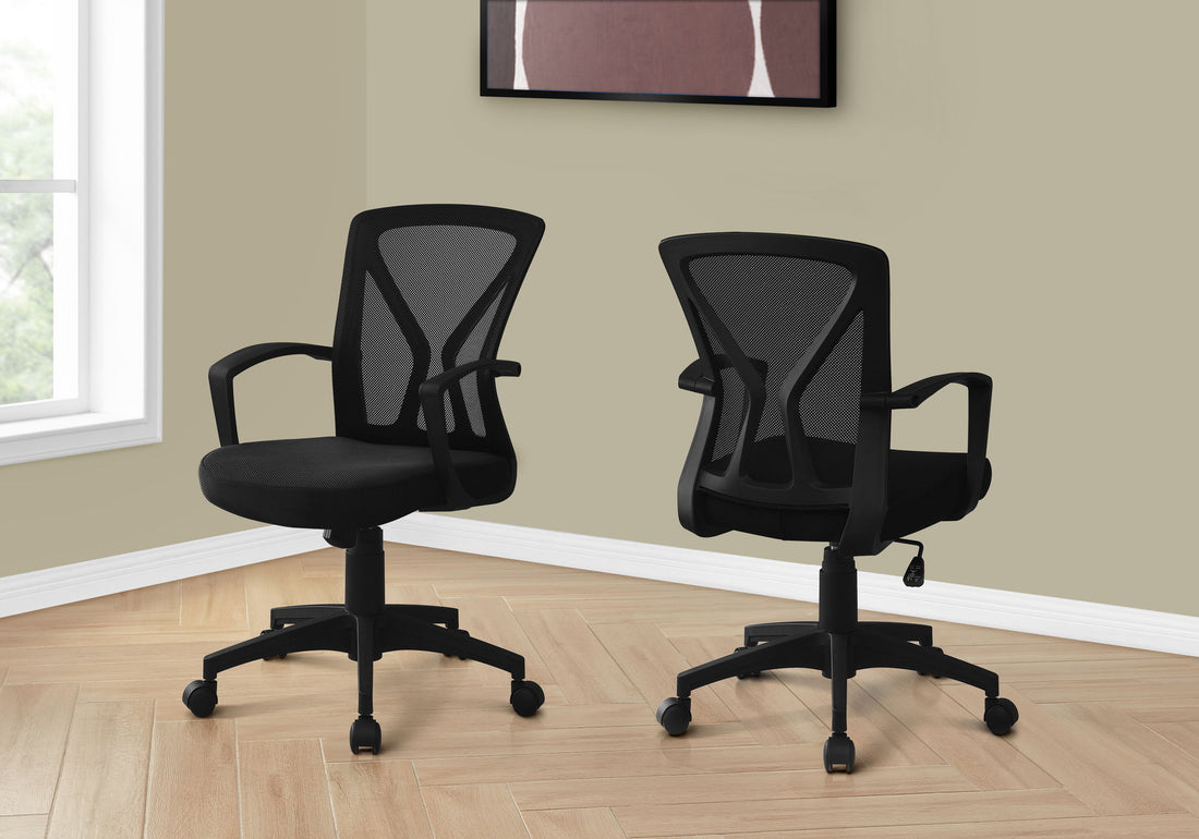 Office Chair, Adjustable Height, Swivel, Ergonomic, Mesh, Contemporary &amp; Modern