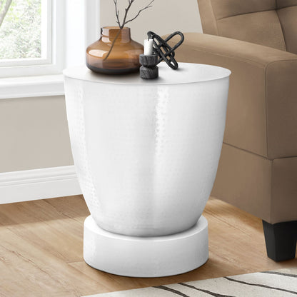 Drum Accent Side Table, Contemporary &amp; Modern Design