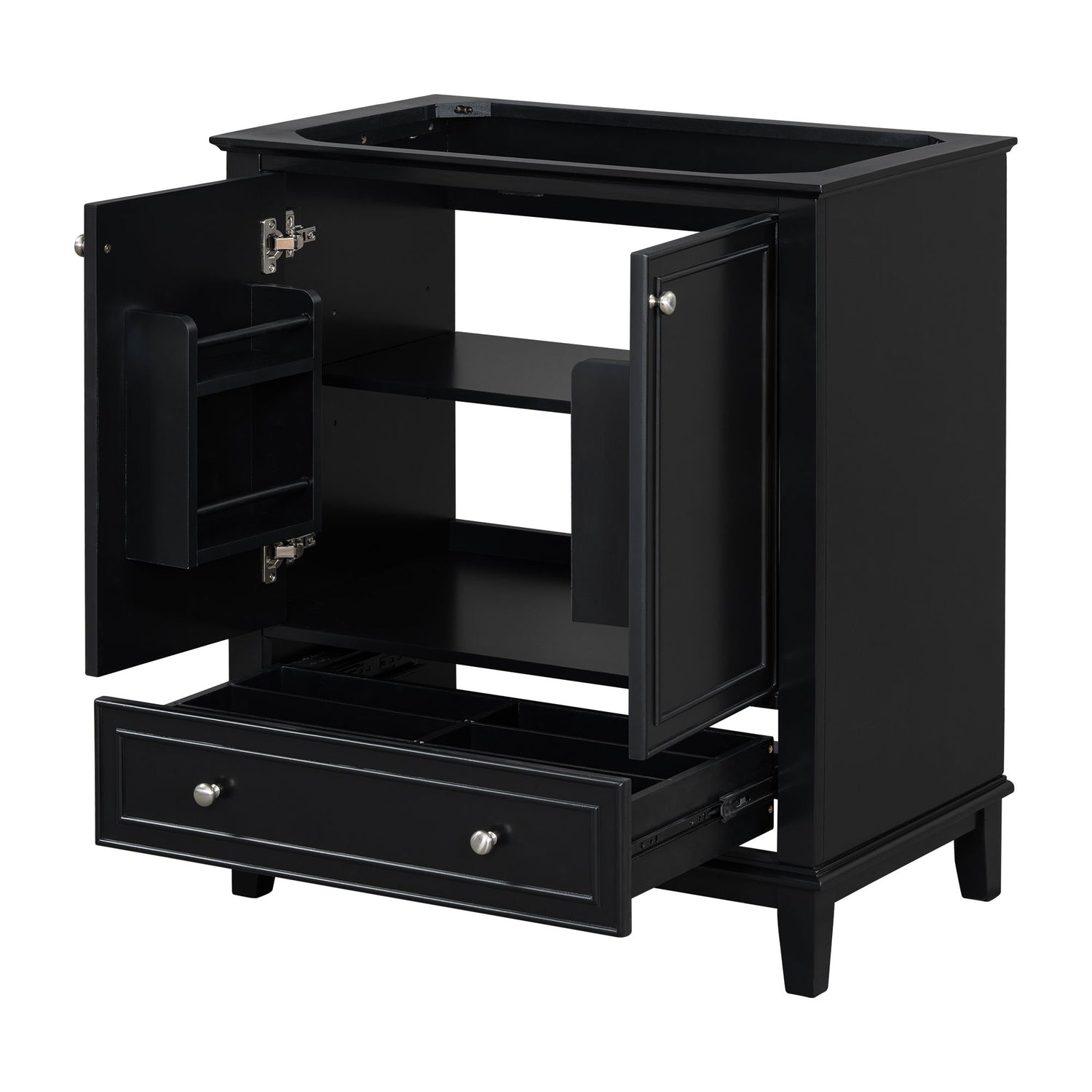 Modern Bathroom Vanity Base Only With Doors And Drawer