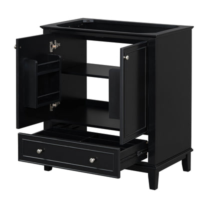 Modern Bathroom Vanity Base Only With Doors And Drawer