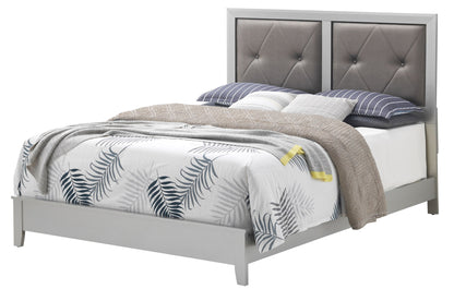Primo - Full Bed - Silver Champagne