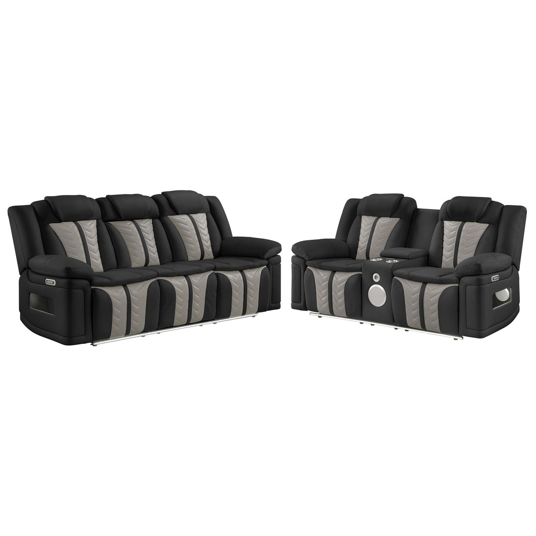 Cruiser - Power Reclining Set With LED Lighting