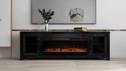Tybee - Electric Fireplace TV Console For TVs Up To 95&quot; - Clove