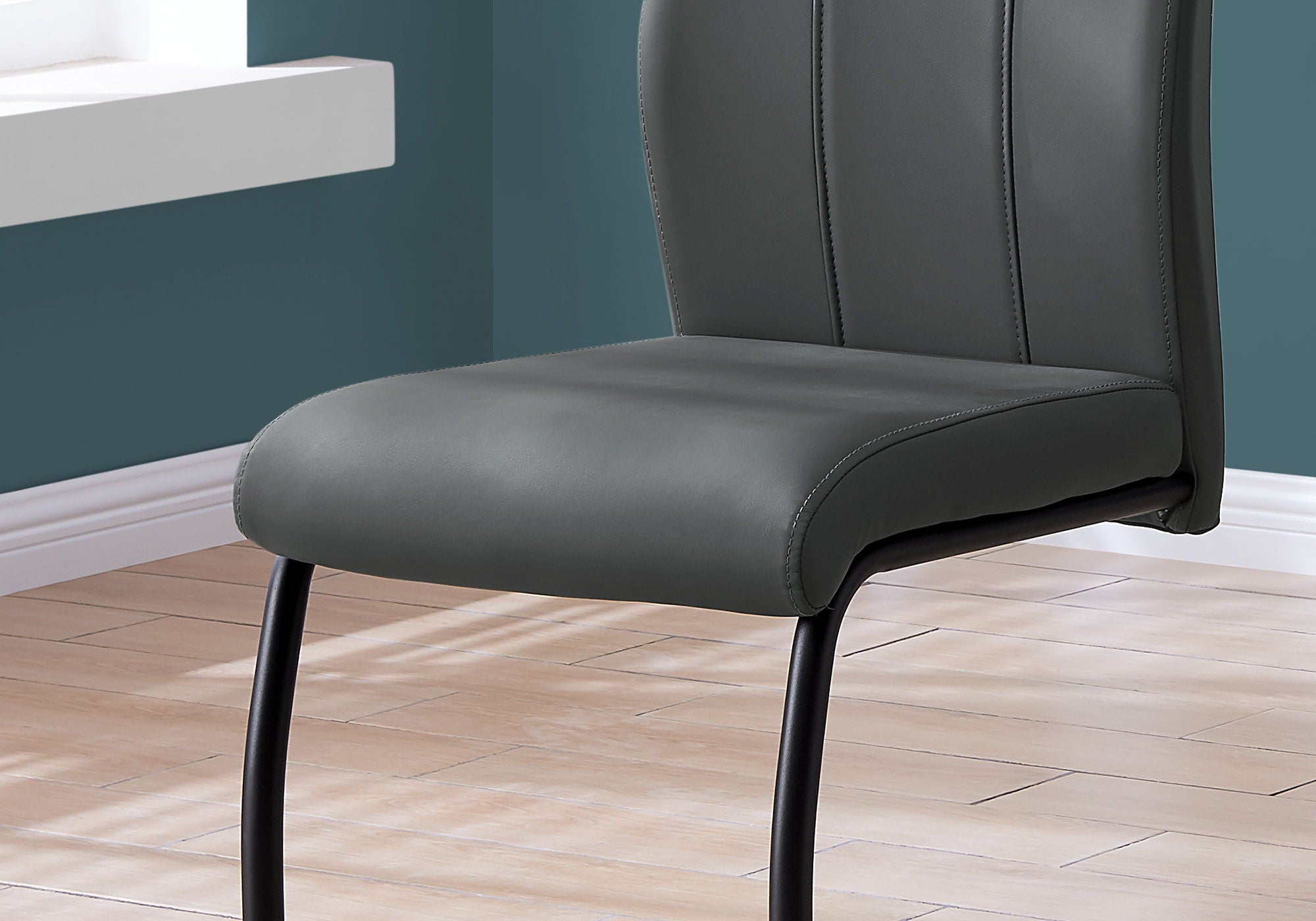 Dining Chair, Side, Upholstered For Dining Room, Contemporary &amp; Modern (Set of 2)