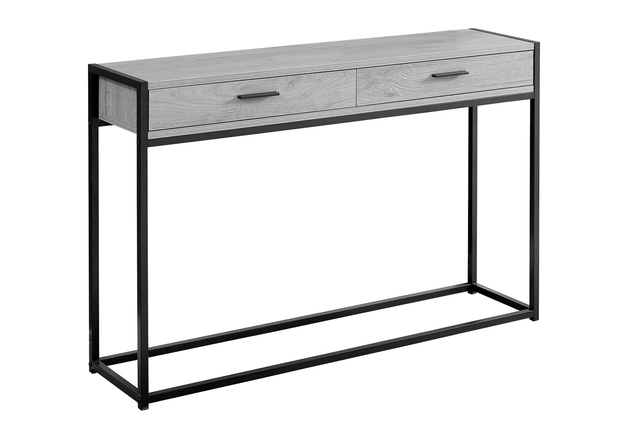 Accent Console Table For Entryway, Storage Drawers, Contemporary &amp; Modern