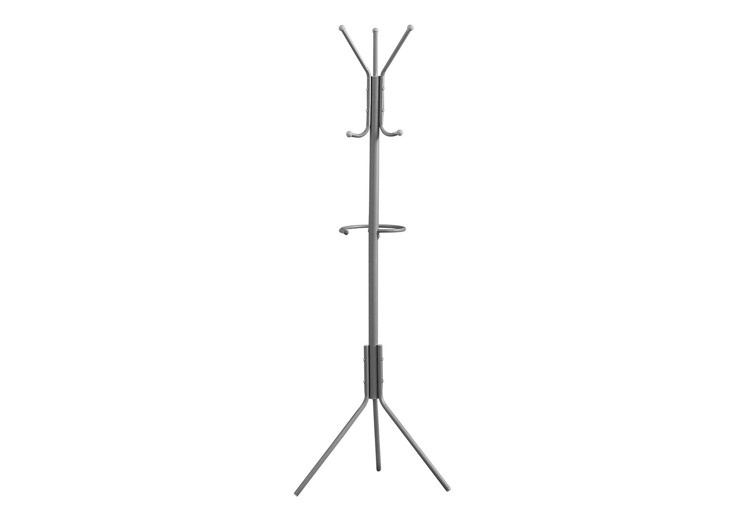 Coat Rack, Hall Tree, Free Standing, Hanging Bar, 6 Hooks, Entryway, Contemporary &amp; Modern