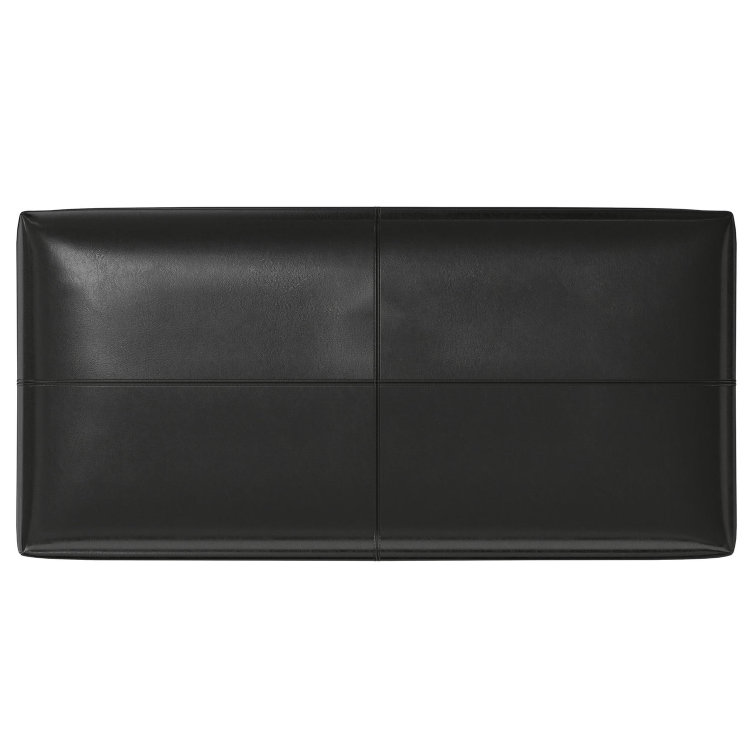 Gabbie - Rectangular Storage Ottoman - Black