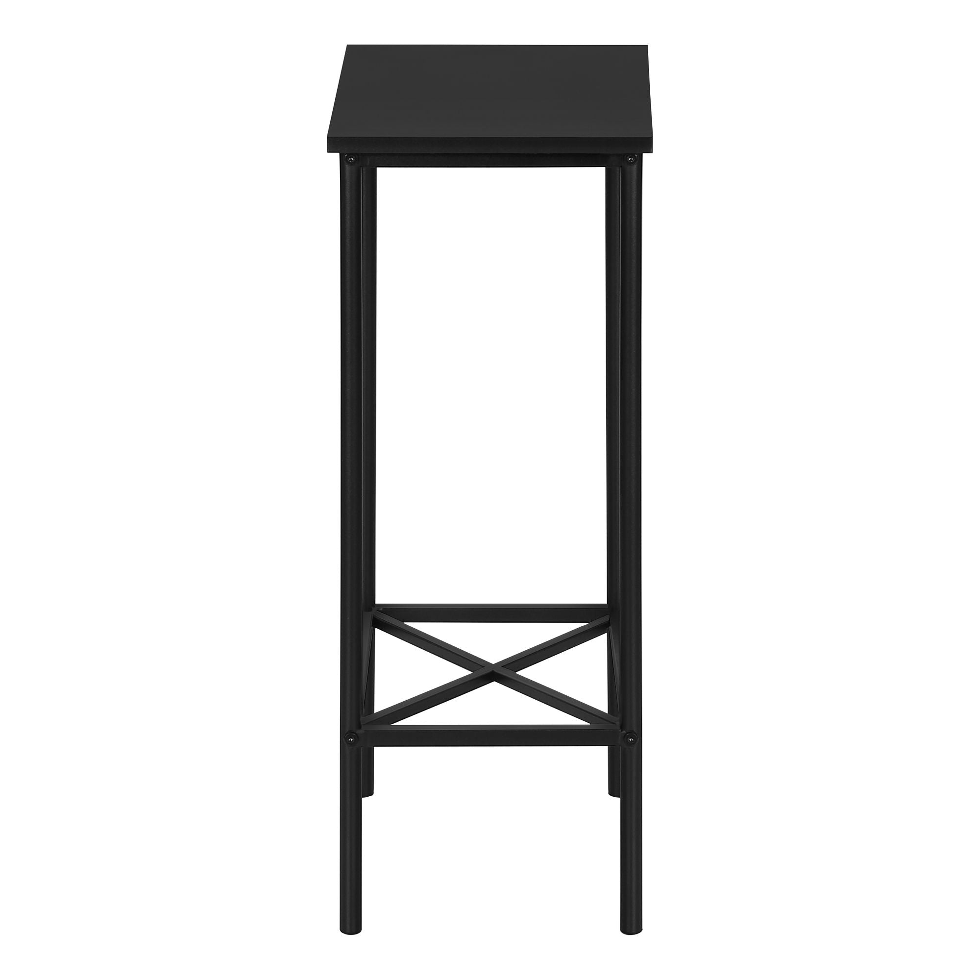 Accent Side Table, Narrow, Small, 2 Tier, Contemporary &amp; Modern