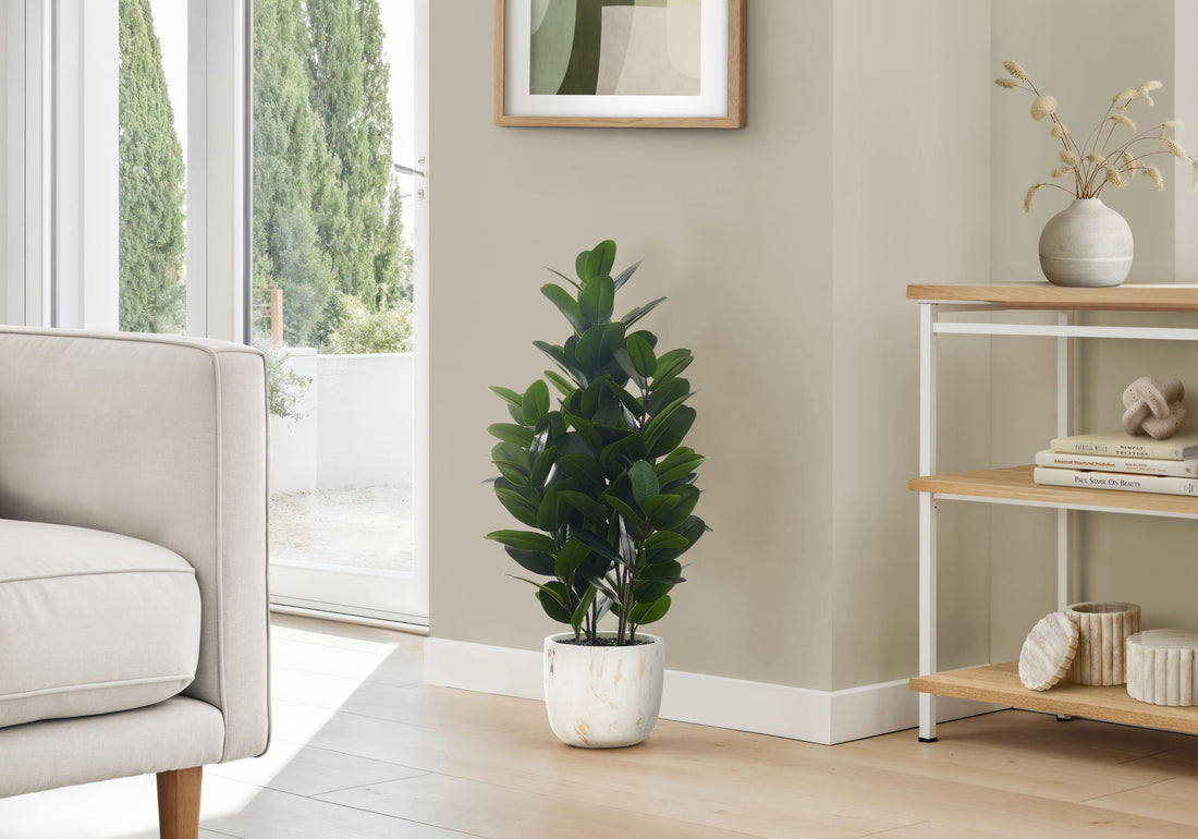 31&quot; Tall, Artificial Plant, Garcinia Tree, Indoor, Faux, Fake, Floor, Greenery, Potted, Real Touch, Decorative - Green / White