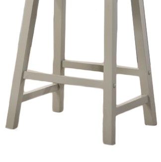 Alonzo - 17.5&quot; Backless Ergonomic Counter Height Stool (Set of 2)