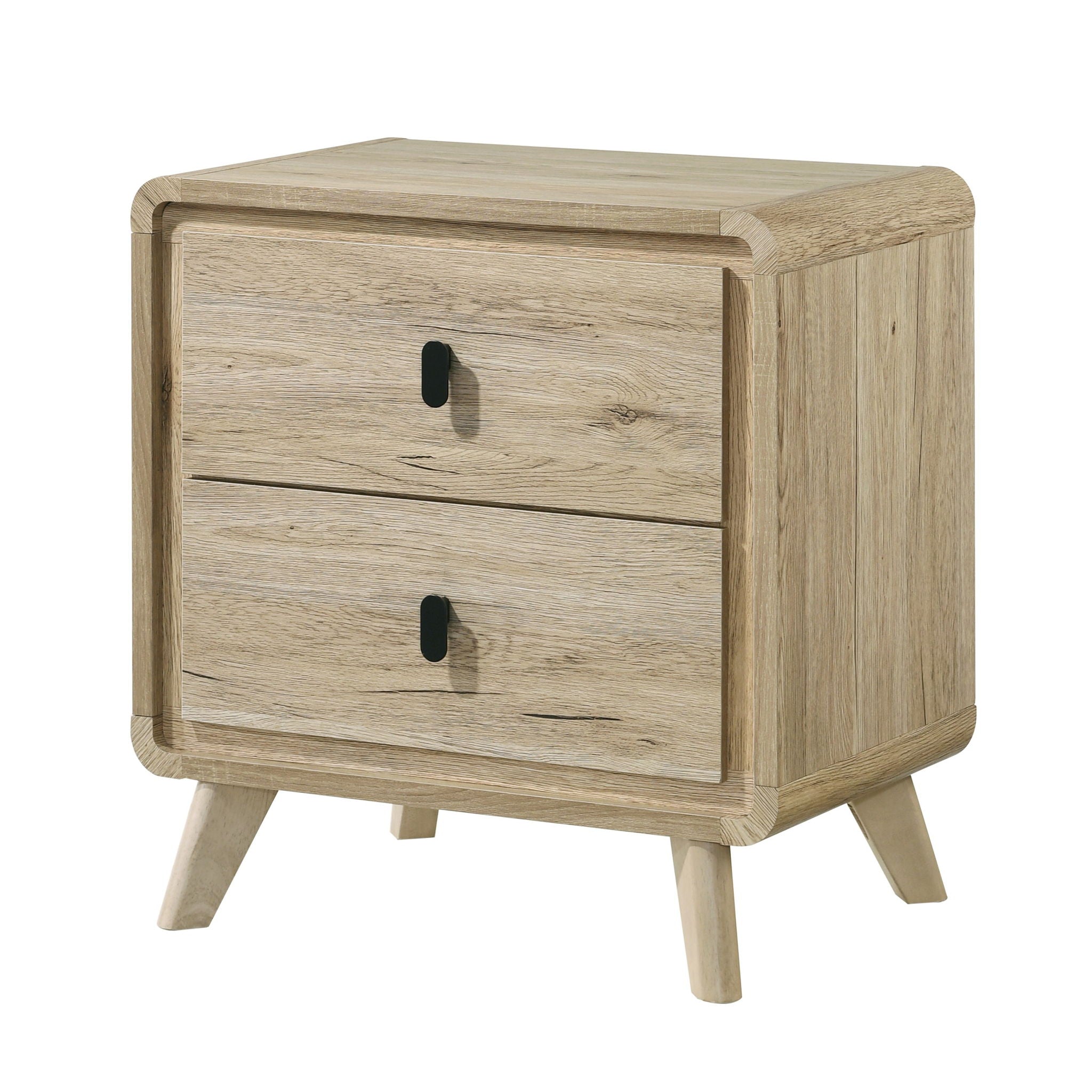 Nightstand &amp; 2 Drawers - Beige