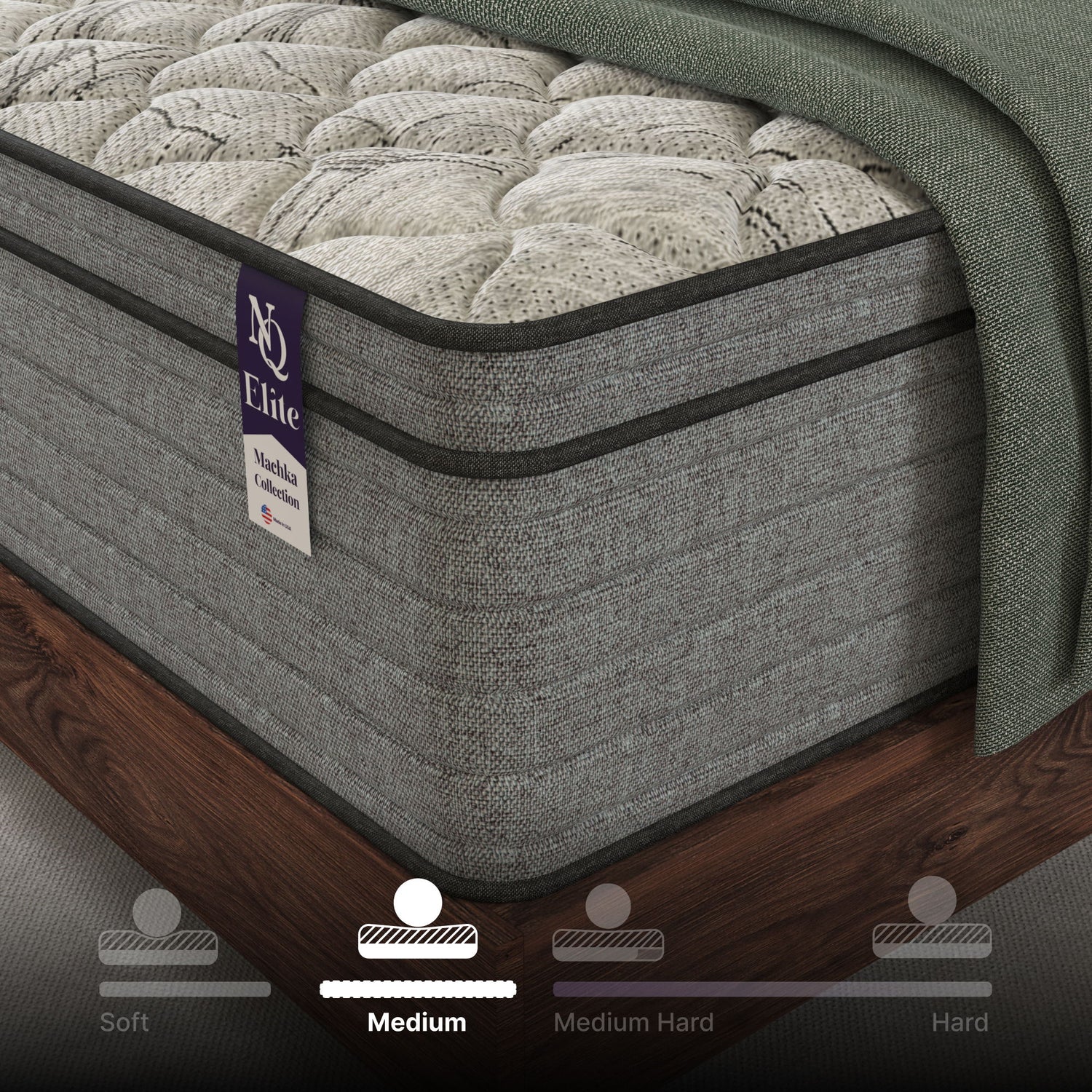 Elite Series Machka - 10&quot; Cooling Gel Memory Foam Hybrid Mattress