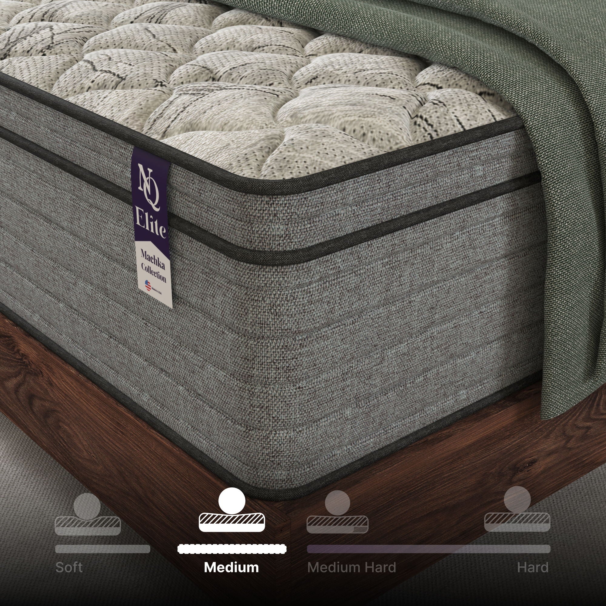 Elite Series Machka - 10&quot; Cooling Gel Memory Foam Hybrid Mattress