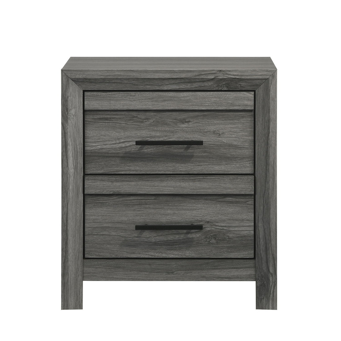 Denver - 2 Drawer Nightstand - Gray