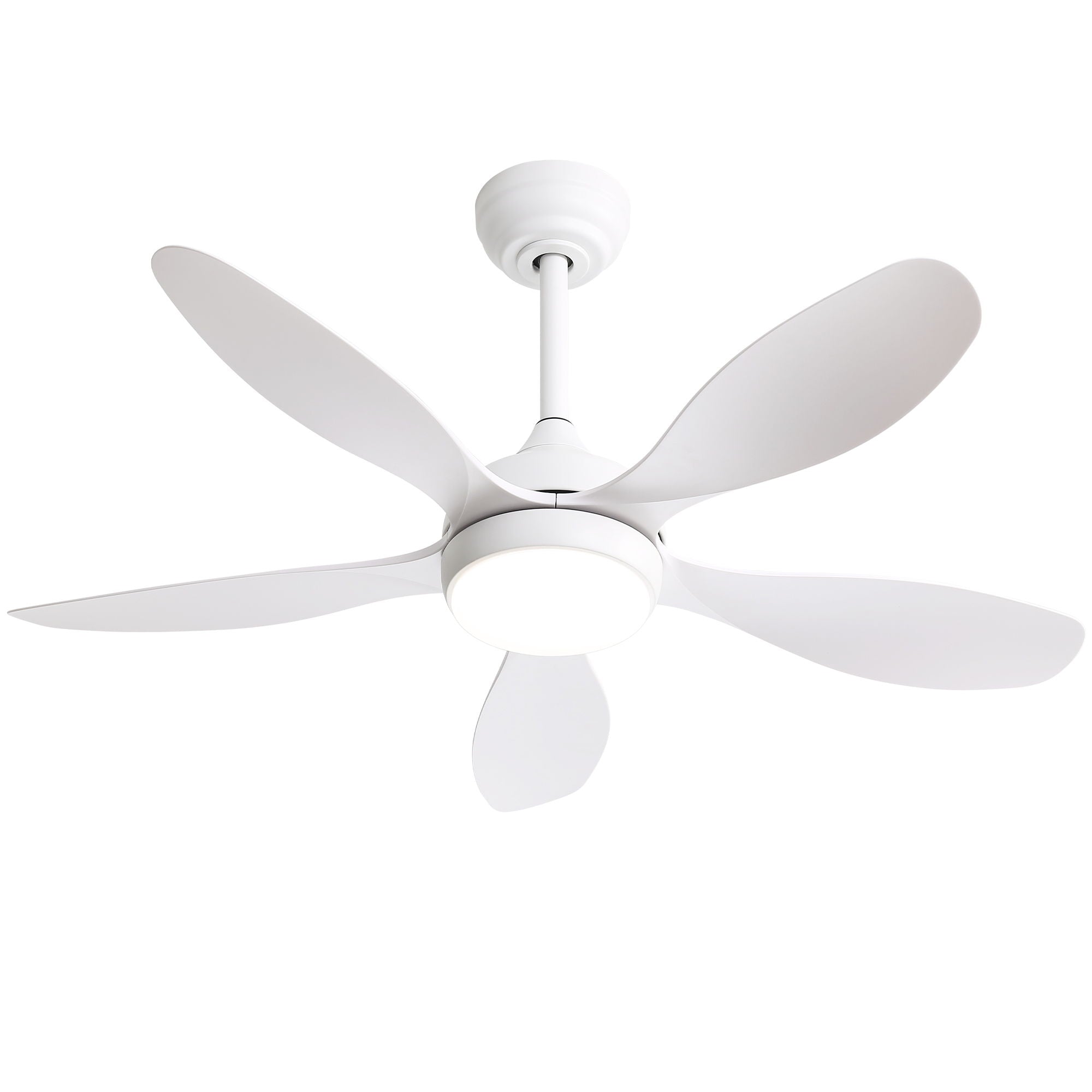 42&quot; Ceiling Fan With Light And Remote Cotnrol 6 Speeds DC Reversible Motor - White