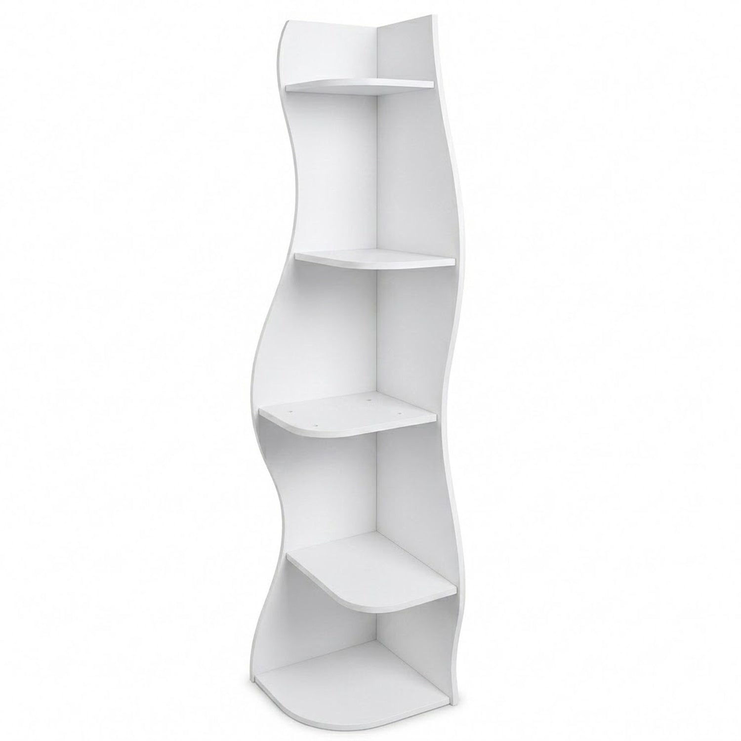5 Tier S - Shaped Corner Shelf For Living Room