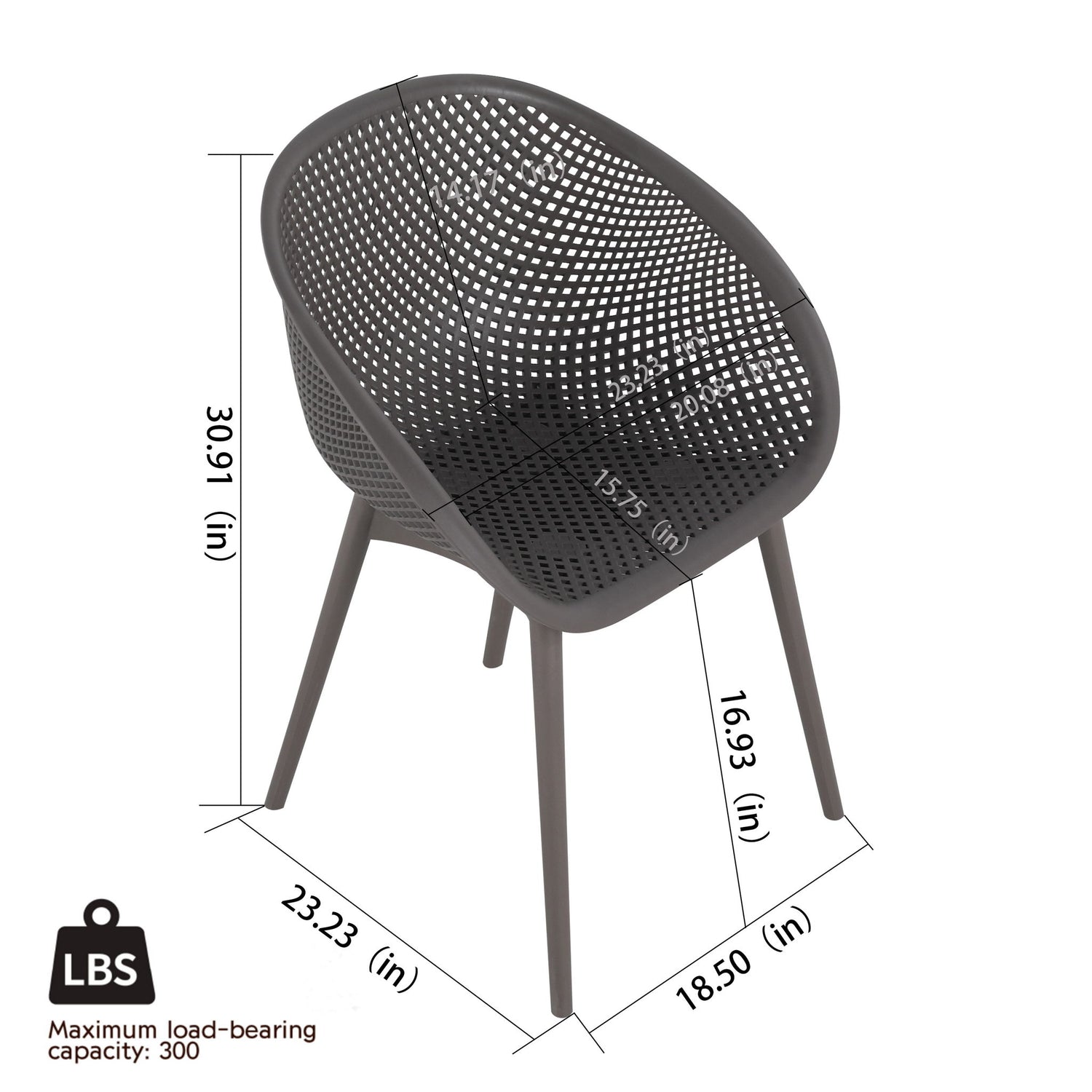 2 Pack Lounge Chair Set &amp; Folding Square Table