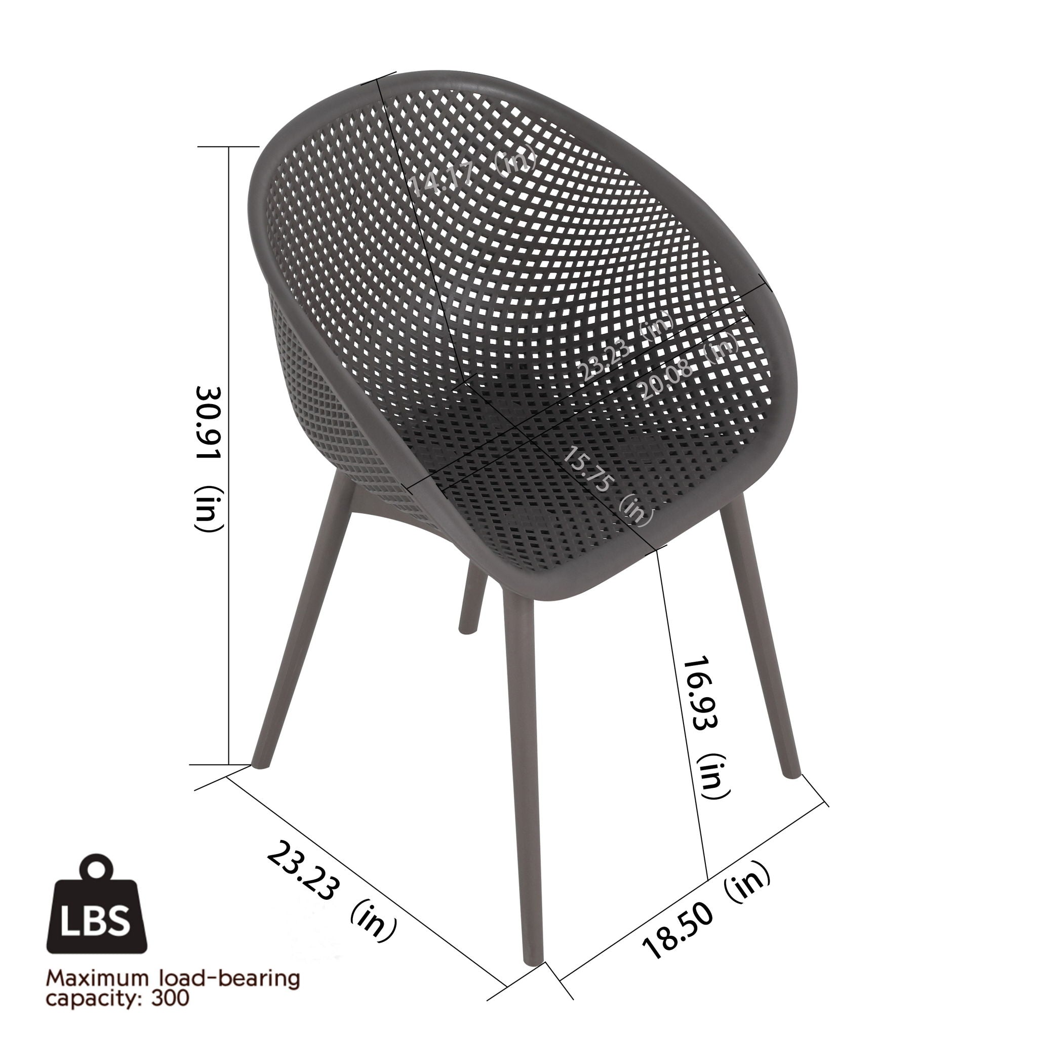 2 Pack Lounge Chair Set &amp; Folding Square Table