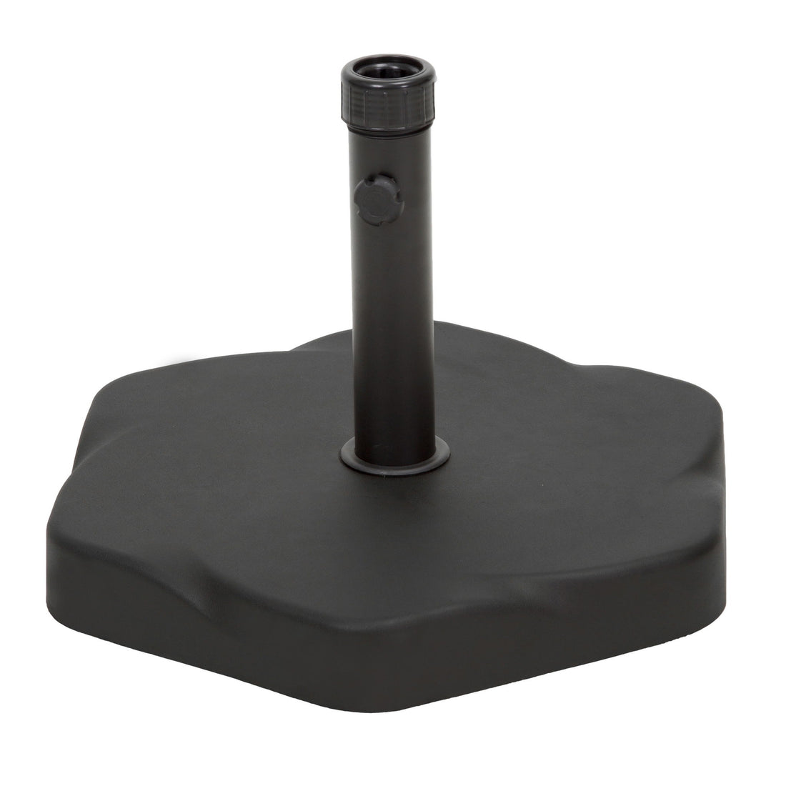 Umbrella Base With Hexagonal Shape - Black