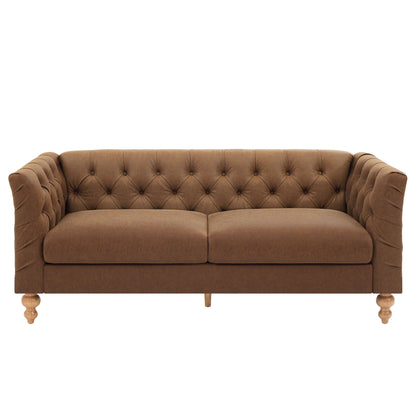 Chesterfield Sofa With Flared Arms For Living Room