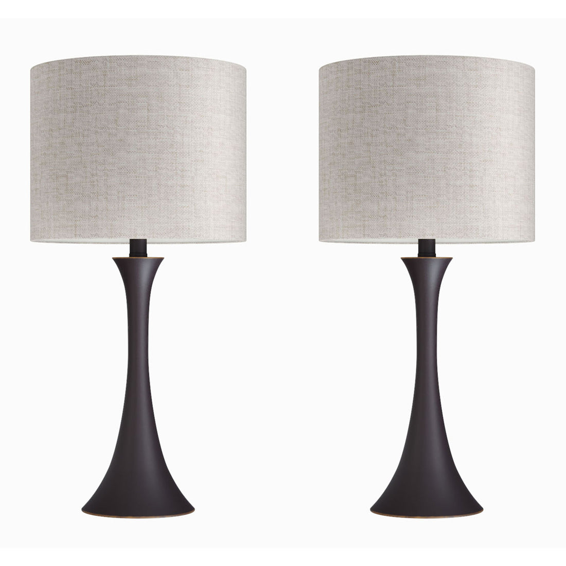 Lenuxe - Contemporary &amp; Modern Design Table Lamp (Set of 2)