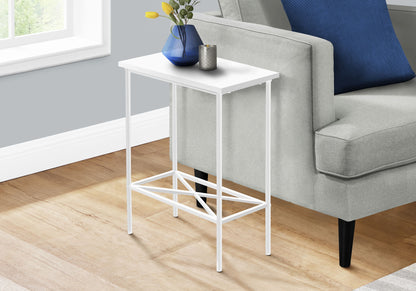 Accent Side Table, Narrow, Small, 2 Tier, Contemporary &amp; Modern