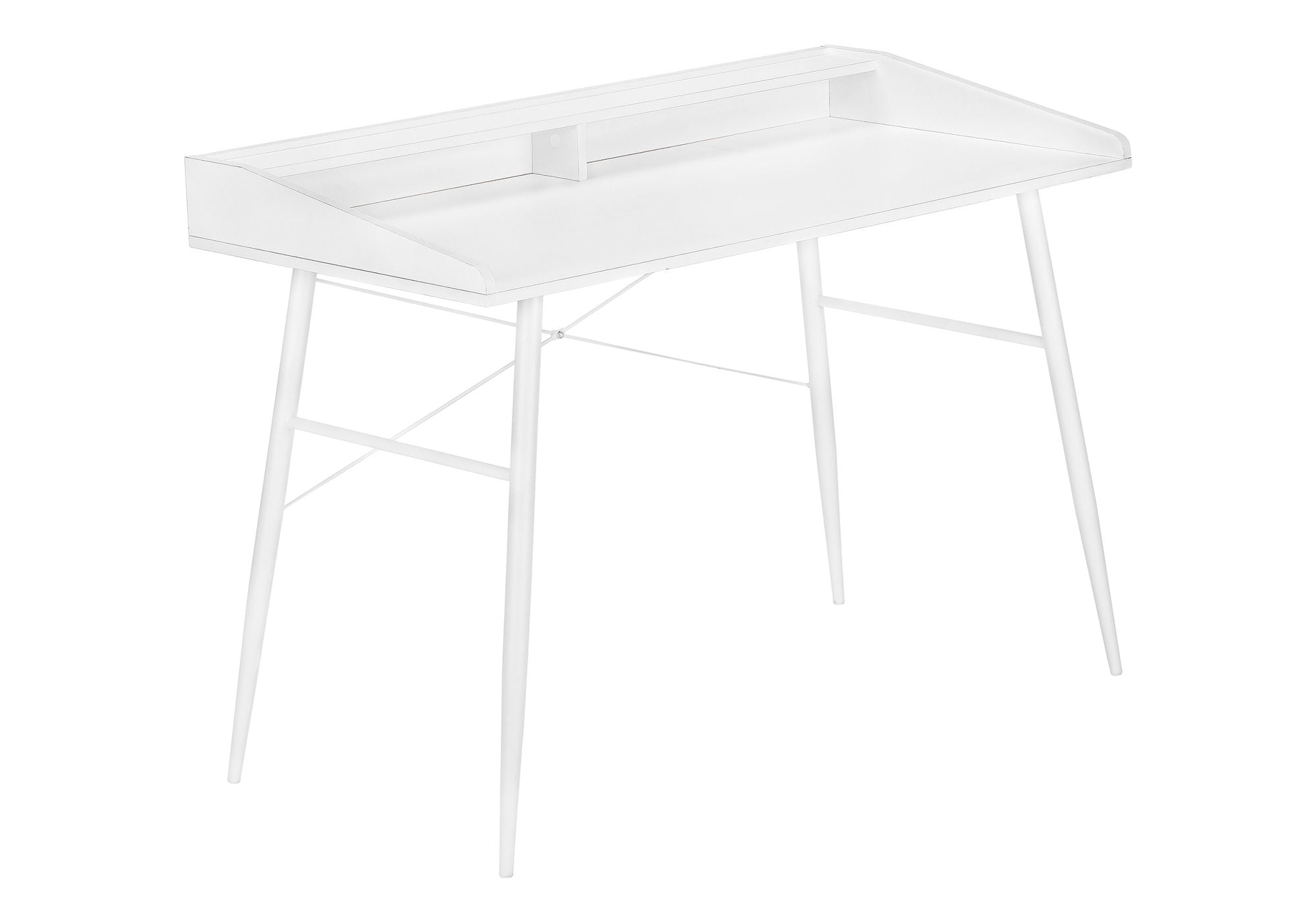 Computer Desk For Home Office, Laptop Storage Shelves, Contemporary &amp; Modern