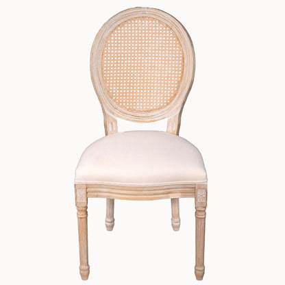 French Country Dining Chairs &amp; Round Back (Set of 2)