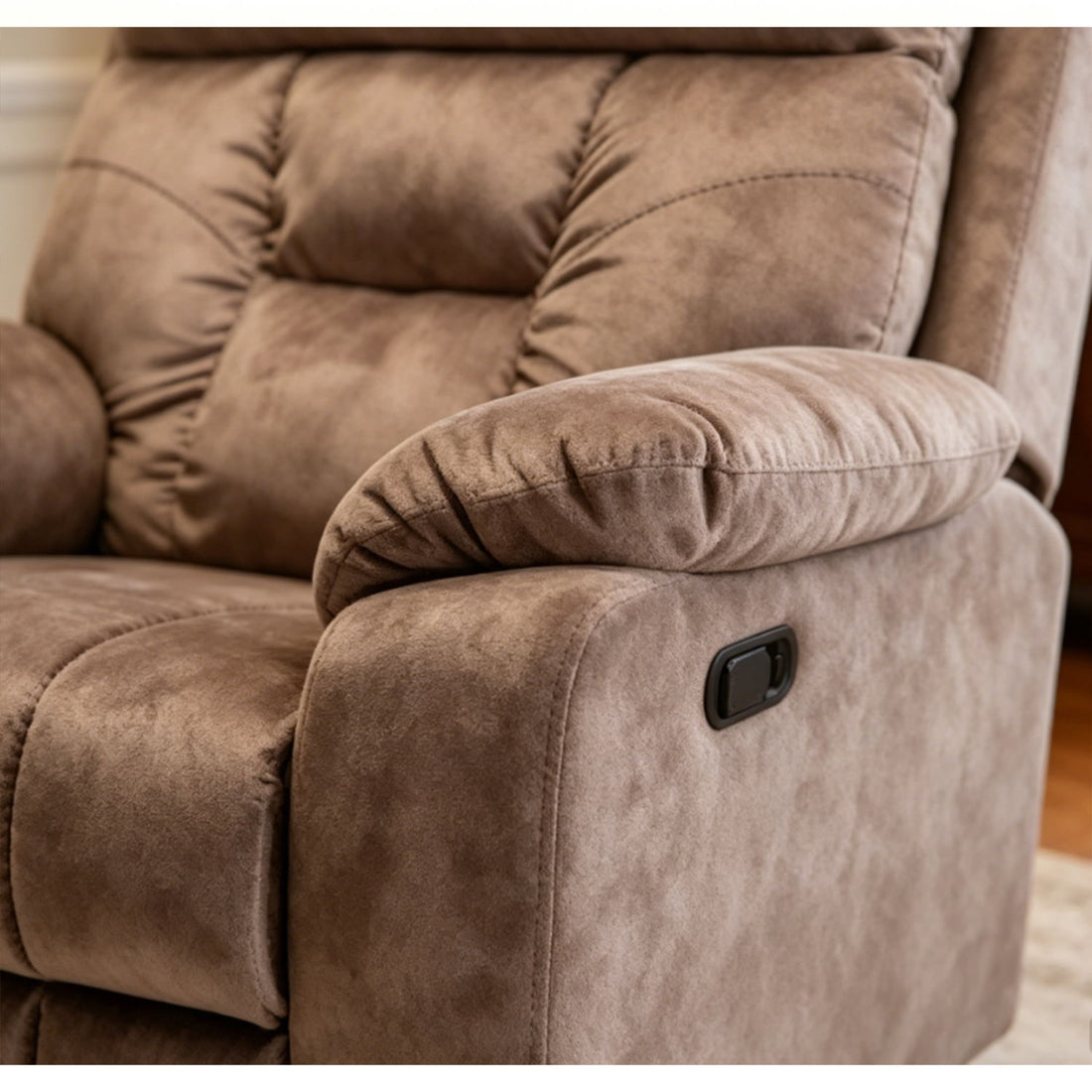 Electric Lift Chair With Heating And Massage, 180° Recline - Brown