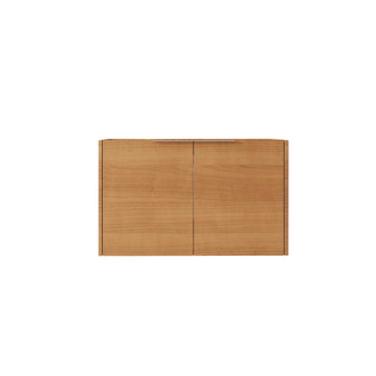Floating Bathroom Vanity Cabinet &amp; Soft Close Double Doors, Spacious Interior Storage, Wall Mounted, Cabinet Only