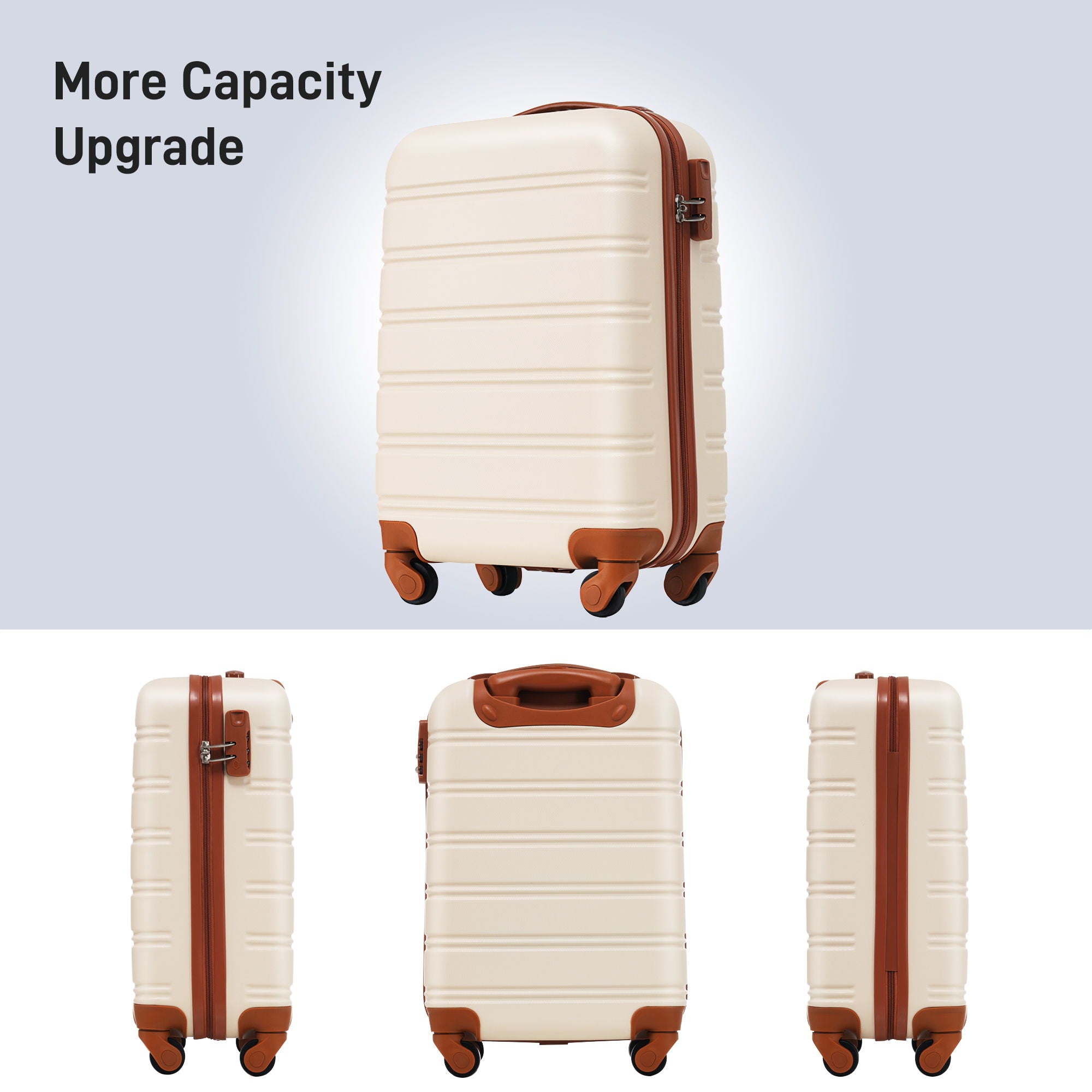Hardshell Luggage Sets 20&quot; / Bag Spinner Suitcase With Tsa Lock Lightweight