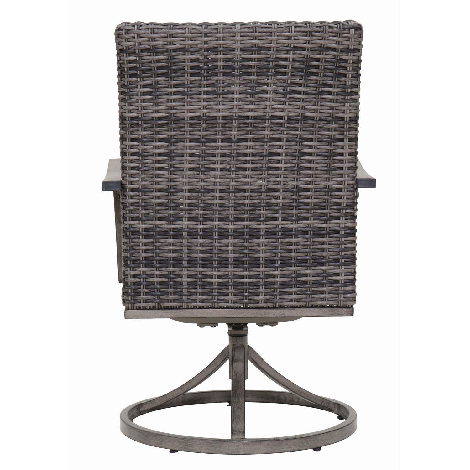 Outdoor Swivel Dining Chair (Set of 2) - Gray