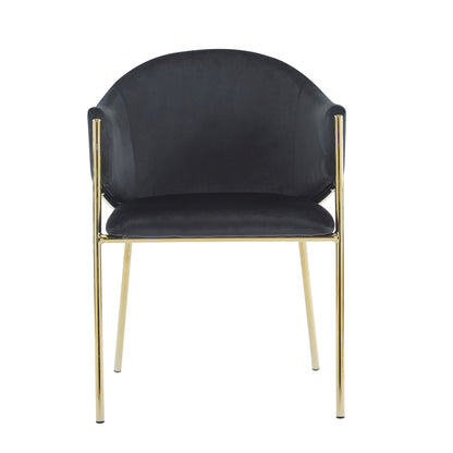 Modern Upholstered Dining Chair With Frame And