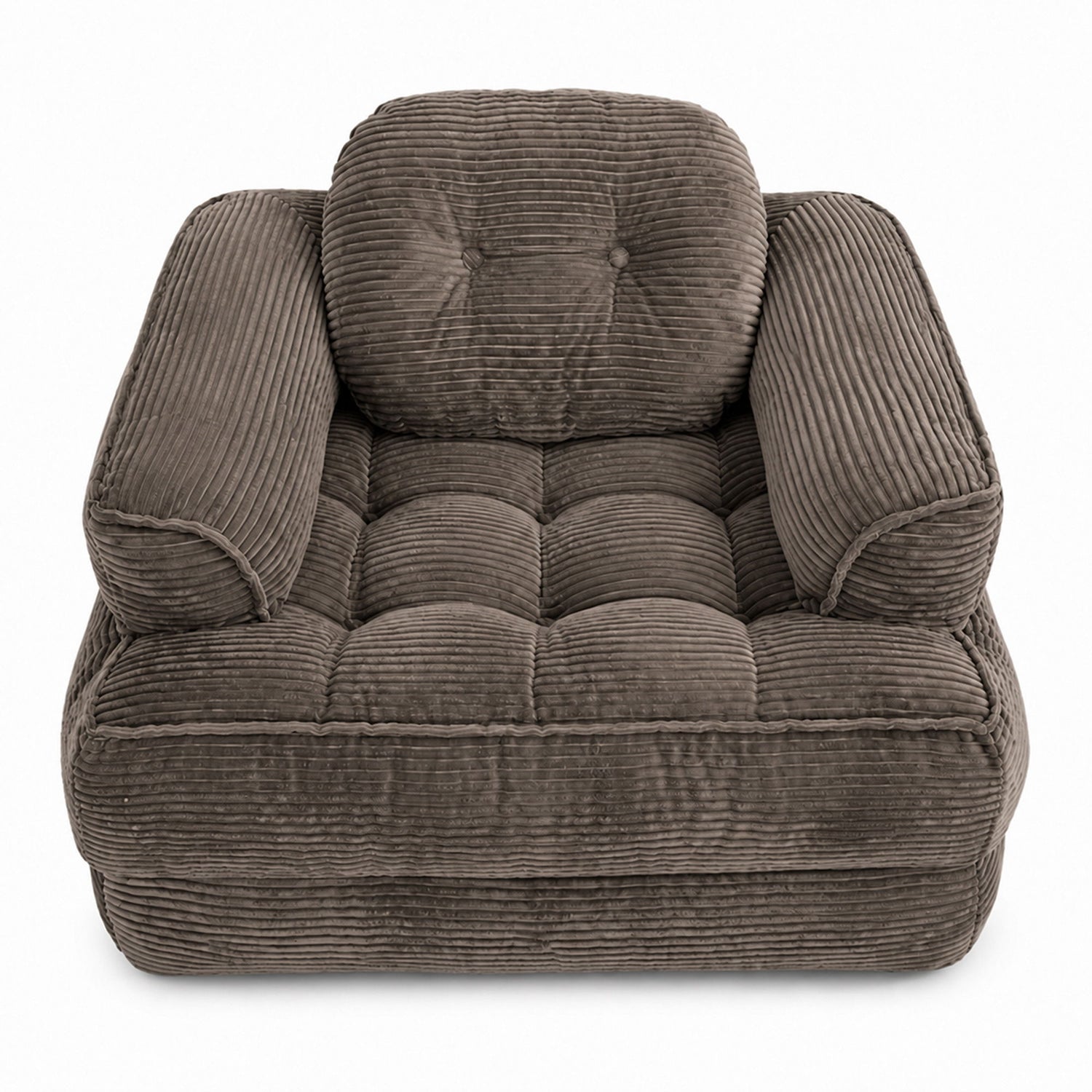 Convertible 2 In 1 Armrest Sofa For Bedroom