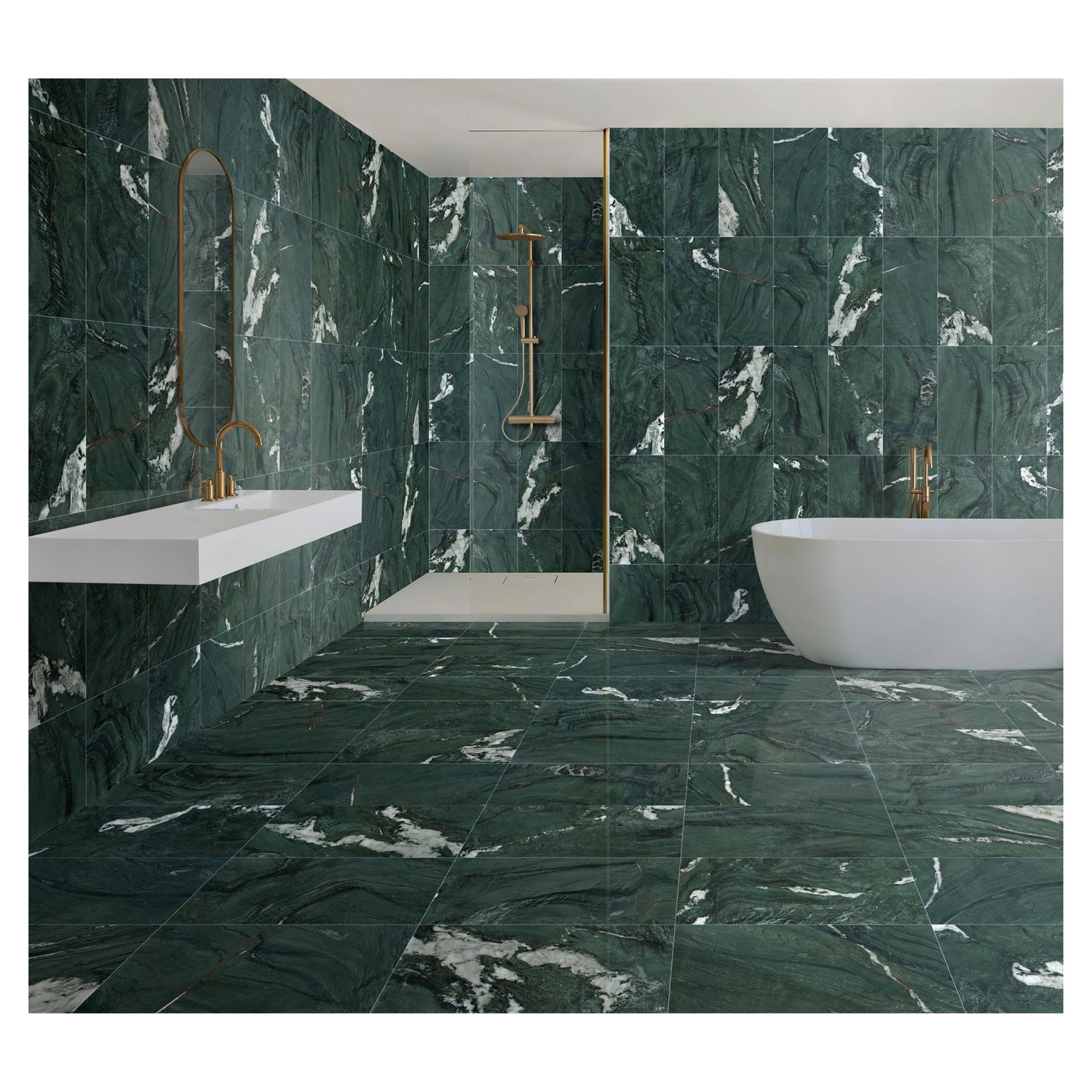 Natural Marble Polished Tile For Wall And Floor (Set of 4)