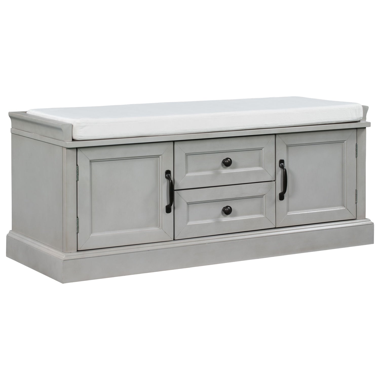 Hearth &amp; Haven Daisy - Storage Bench With 2 Drawers And 2 Cabinets