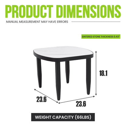 Outdoor Elegance Table, Rounded Corners