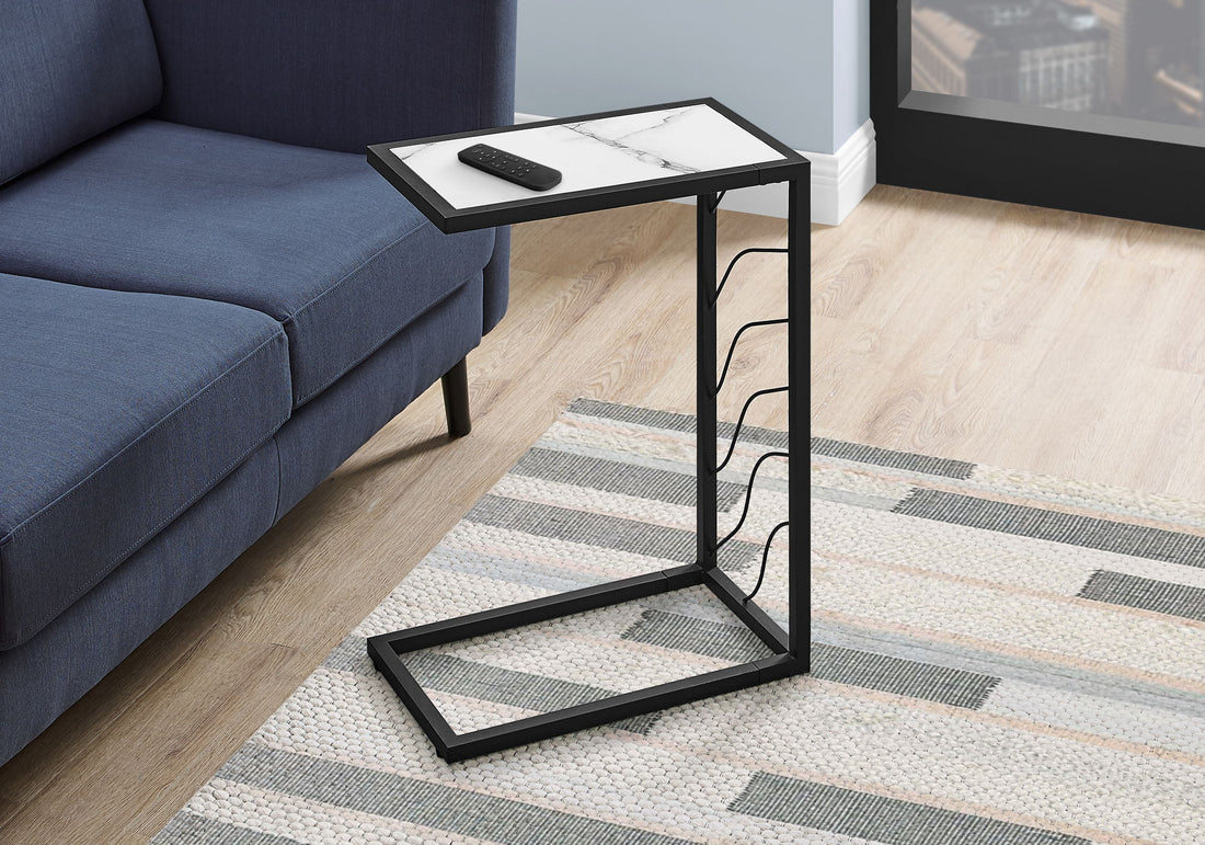 Accent Table, C - Shaped, Contemporary &amp; Modern Convenient Design