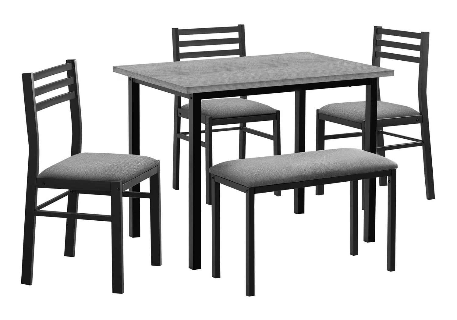 Dining Set, 5 Pieces Set, Rectangular, Small, Contemporary &amp; Modern