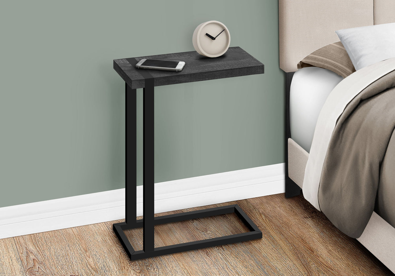 Accent Table, C - Shaped, Contemporary &amp; Modern Stylish Design