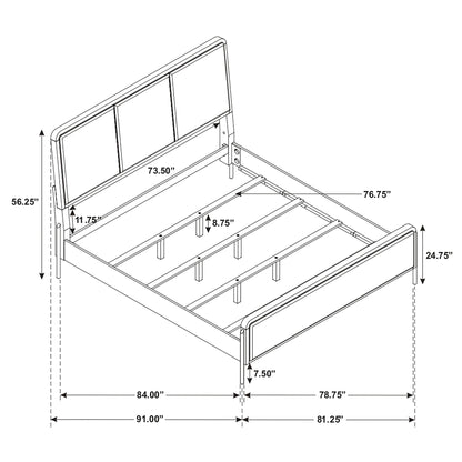 Arini - Soft Panel Bed