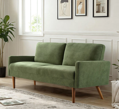 Sofa, European Style With Sleek Design, Modern &amp; Vintage Flair, Upholstered 3 Seater Couch