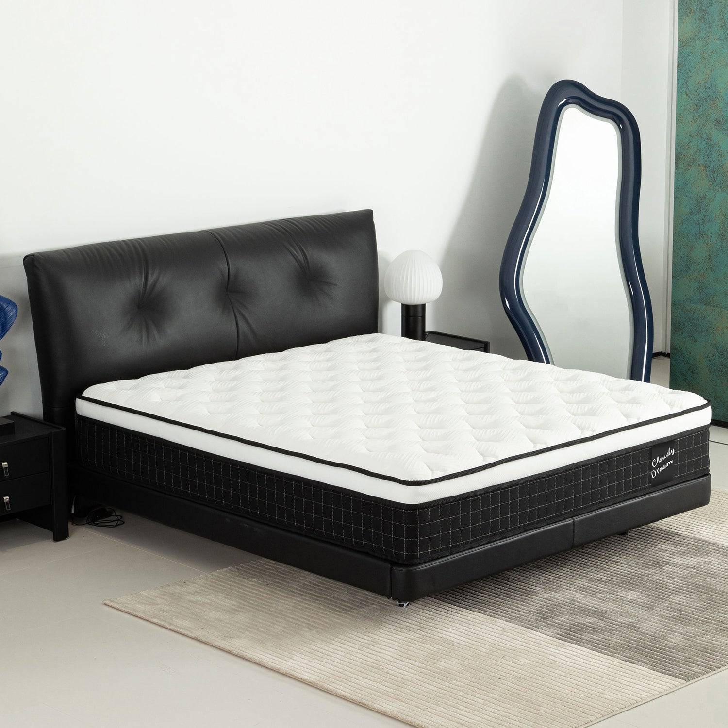 12&quot; Hybrid Mattress With Individual Pocket Spring, Comortable Memory Foam
