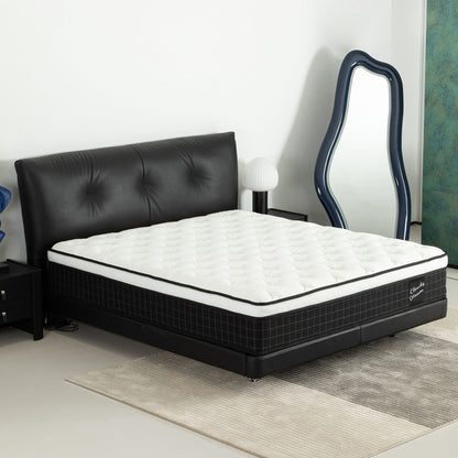 12&quot; Hybrid Mattress With Individual Pocket Spring, Comortable Memory Foam