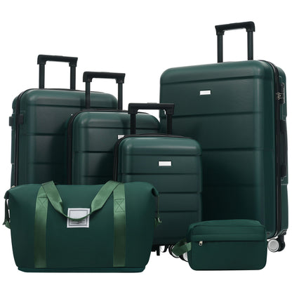 Hardshell Luggage Set 6 Piece With Duffel &amp; Toiletry Bag