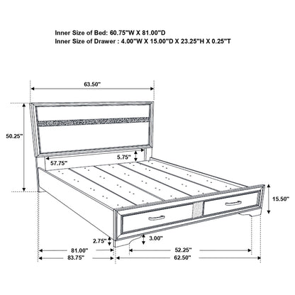 Corbin - Glittering Bedroom Set
